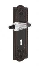 Nostalgic Warehouse 703873 - Nostalgic Warehouse Meadows Plate Interior Mortise Parlor Lever in Timeless Bronze