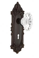 Nostalgic Warehouse 703928 - Nostalgic Warehouse Victorian Plate Interior Mortise Chateau Door Knob in Timeless Bronze