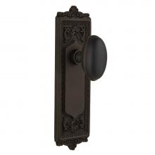 Nostalgic Warehouse 704179 - Nostalgic Warehouse Egg & Dart Plate Privacy Homestead Door Knob in Oil-Rubbed Bronze