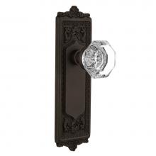 Nostalgic Warehouse 704239 - Nostalgic Warehouse Egg & Dart Plate Double Dummy Waldorf Door Knob in Oil-Rubbed Bronze
