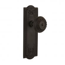 Nostalgic Warehouse 704295 - Nostalgic Warehouse Meadows Plate Single Dummy Meadows Door Knob in Oil-Rubbed Bronze