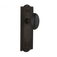 Nostalgic Warehouse 704335 - Nostalgic Warehouse Meadows Plate Double Dummy Homestead Door Knob in Oil-Rubbed Bronze