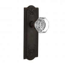 Nostalgic Warehouse 704389 - Nostalgic Warehouse Meadows Plate Single Dummy Waldorf Door Knob in Oil-Rubbed Bronze