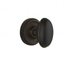 Nostalgic Warehouse 704744 - Nostalgic Warehouse Classic Rosette Privacy Homestead Door Knob in Oil-Rubbed Bronze