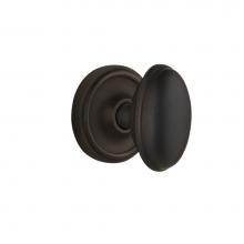 Nostalgic Warehouse 704989 - Nostalgic Warehouse Classic Rosette Interior Mortise Homestead Door Knob in Oil-Rubbed Bronze