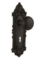 Nostalgic Warehouse 705067 - Nostalgic Warehouse Victorian Plate Passage New York Door Knob in Polished Brass