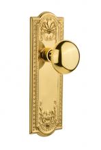 Nostalgic Warehouse 705182 - Nostalgic Warehouse Meadows Plate Single Dummy New York Door Knob in Polished Brass