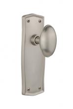 Nostalgic Warehouse 706361 - Nostalgic Warehouse Prairie Plate Double Dummy Homestead Door Knob in Satin Nickel
