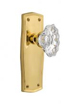 Nostalgic Warehouse 706918 - Nostalgic Warehouse Prairie Plate Double Dummy Chateau Door Knob in Polished Brass
