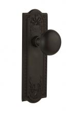 Nostalgic Warehouse 707641 - Nostalgic Warehouse Meadows Plate Privacy New York Door Knob in Oil-Rubbed Bronze