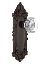 Nostalgic Warehouse 707984 - Nostalgic Warehouse Victorian Plate Single Dummy Waldorf Door Knob in Timeless Bronze