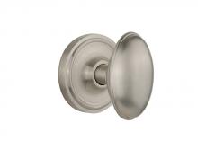 Nostalgic Warehouse 708415 - Nostalgic Warehouse Classic Rosette Passage Homestead Door Knob in Satin Nickel