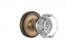 Nostalgic Warehouse 708485 - Nostalgic Warehouse Classic Rosette Passage Waldorf Door Knob in Antique Brass