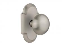 Nostalgic Warehouse 708570 - Nostalgic Warehouse Cottage Plate Passage New York Door Knob in Satin Nickel