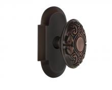 Nostalgic Warehouse 708612 - Nostalgic Warehouse Cottage Plate Passage Victorian Door Knob in Timeless Bronze