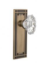 Nostalgic Warehouse 709221 - Nostalgic Warehouse Mission Plate Passage Chateau Door Knob in Antique Brass