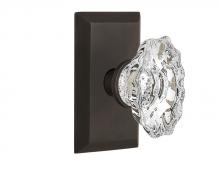 Nostalgic Warehouse 709752 - Nostalgic Warehouse Studio Plate Passage Chateau Door Knob in Oil-Rubbed Bronze
