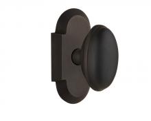 Nostalgic Warehouse 713105 - Nostalgic Warehouse Cottage Plate Double Dummy Homestead Door Knob in Oil-Rubbed Bronze