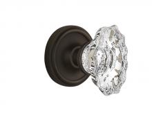 Nostalgic Warehouse 713717 - Nostalgic Warehouse Classic Rosette Single Dummy Chateau Door Knob in Oil-Rubbed Bronze