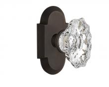 Nostalgic Warehouse 713823 - Nostalgic Warehouse Cottage Plate Double Dummy Chateau Door Knob in Oil-Rubbed Bronze