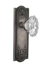 Nostalgic Warehouse 713833 - Nostalgic Warehouse Meadows Plate Double Dummy Chateau Door Knob in Antique Pewter