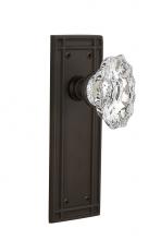 Nostalgic Warehouse 713866 - Nostalgic Warehouse Mission Plate Double Dummy Chateau Door Knob in Oil-Rubbed Bronze