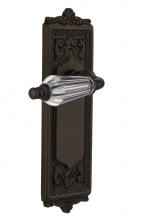 Nostalgic Warehouse 714179 - Nostalgic Warehouse Egg & Dart Plate Single Dummy Parlor Lever in Oil-Rubbed Bronze