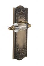 Nostalgic Warehouse 714183 - Nostalgic Warehouse Meadows Plate Single Dummy Parlor Lever in Antique Brass