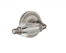 Nostalgic Warehouse 714201 - Nostalgic Warehouse Rope Rosette Single Dummy Parlor Lever in Satin Nickel