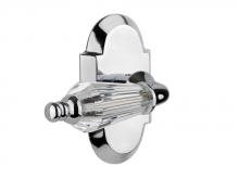 Nostalgic Warehouse 714272 - Nostalgic Warehouse Cottage Plate Double Dummy Parlor Lever in Bright Chrome