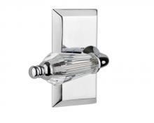 Nostalgic Warehouse 714304 - Nostalgic Warehouse Studio Plate Double Dummy Parlor Lever in Bright Chrome