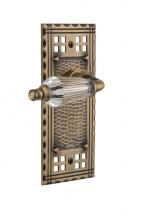 Nostalgic Warehouse 714417 - Nostalgic Warehouse Craftsman Plate Privacy Parlor Lever in Antique Brass