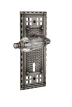 Nostalgic Warehouse 714512 - Nostalgic Warehouse Craftsman Plate Interior Mortise Parlor Lever in Antique Pewter