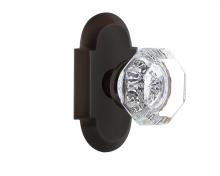 Nostalgic Warehouse 714696 - Nostalgic Warehouse Cottage Plate Privacy Waldorf Door Knob in Timeless Bronze