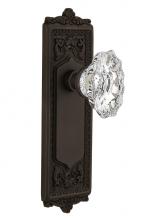 Nostalgic Warehouse 714958 - Nostalgic Warehouse Egg & Dart Plate Privacy Chateau Door Knob in Oil-Rubbed Bronze