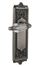 Nostalgic Warehouse 715035 - Nostalgic Warehouse Egg & Dart Plate Privacy Parlor Lever in Antique Pewter