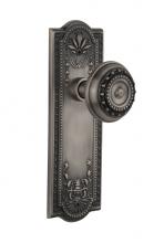 Nostalgic Warehouse 716075 - Nostalgic Warehouse Mission Plate Double Dummy Meadows Door Knob in Antique Pewter