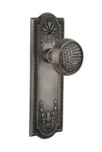 Nostalgic Warehouse 716439 - Nostalgic Warehouse Meadows Plate Single Dummy Craftsman Door Knob in Antique Pewter