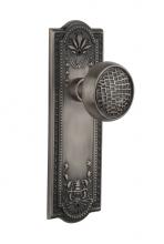 Nostalgic Warehouse 716487 - Nostalgic Warehouse Meadows Plate Double Dummy Craftsman Door Knob in Antique Pewter