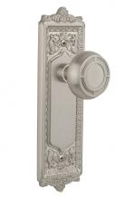 Nostalgic Warehouse 716609 - Nostalgic Warehouse Egg & Dart Plate Passage Mission Door Knob in Satin Nickel