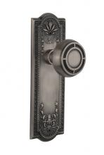 Nostalgic Warehouse 716659 - Nostalgic Warehouse Meadows Plate Single Dummy Mission Door Knob in Antique Pewter