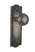 Nostalgic Warehouse 716717 - Nostalgic Warehouse Meadows Plate Privacy Mission Door Knob in Antique Pewter