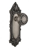 Nostalgic Warehouse 716771 - Nostalgic Warehouse Victorian Plate Privacy Mission Door Knob in Antique Pewter
