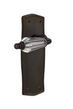 Nostalgic Warehouse 717533 - Nostalgic Warehouse Prairie Plate Privacy Parlor Lever in Oil-Rubbed Bronze