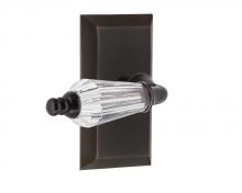 Nostalgic Warehouse 717811 - Nostalgic Warehouse Studio Plate Privacy Parlor Lever in Timeless Bronze