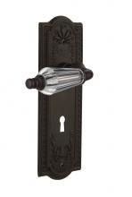 Nostalgic Warehouse 718431 - Nostalgic Warehouse Meadows Plate with Keyhole Privacy Parlor Lever in Oil-Rubbed Bronze