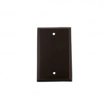 Nostalgic Warehouse 719637 - Nostalgic Warehouse New York Switch Plate with Blank Cover in Timeless Bronze