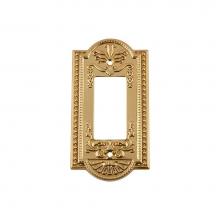 Nostalgic Warehouse 719929 - Nostalgic Warehouse Meadows Switch Plate with Single Rocker in Polished Brass