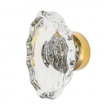 Nostalgic Warehouse 750024 - Nostalgic Warehouse Chateau Crystal 1 3/4'' Cabinet Knob in Unlacquered Brass