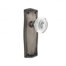 Nostalgic Warehouse 750745 - Nostalgic Warehouse Prairie Plate Single Dummy Crystal Egg & Dart Knob in Antique Pewter